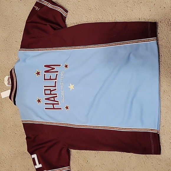 VINTAGE LTD EDITION NWT New Platinum FUBU Harlem Globetrotters Warm Up Jersey 3X - Picture 7 of 11